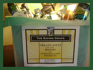 The Saving Grace Program ihelps the monks and is a good way to remember the abbey when we plan our shopping trips